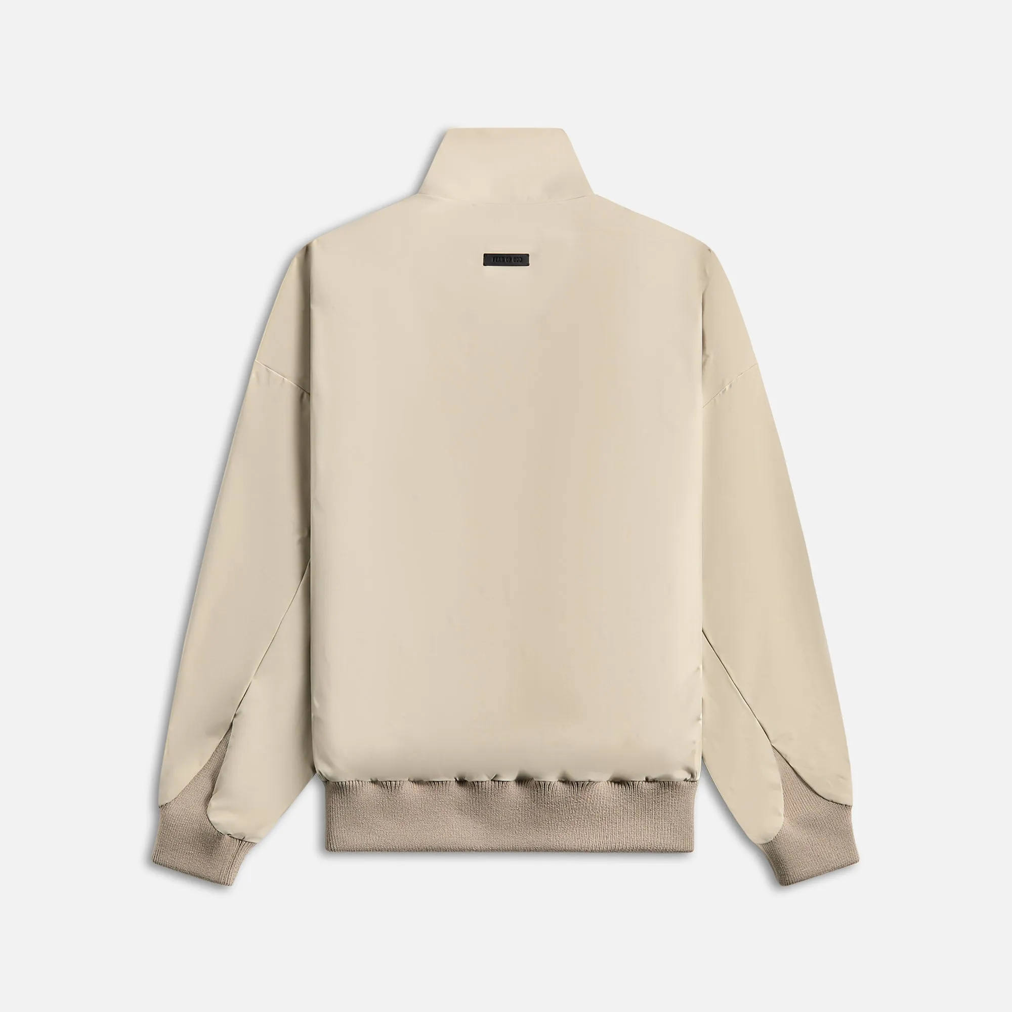 Fear of God High Neck Track Jacket - Cement Oversized style