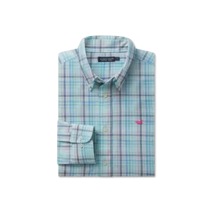 Autumn Look Mansur Windowpane Dress Shirt
