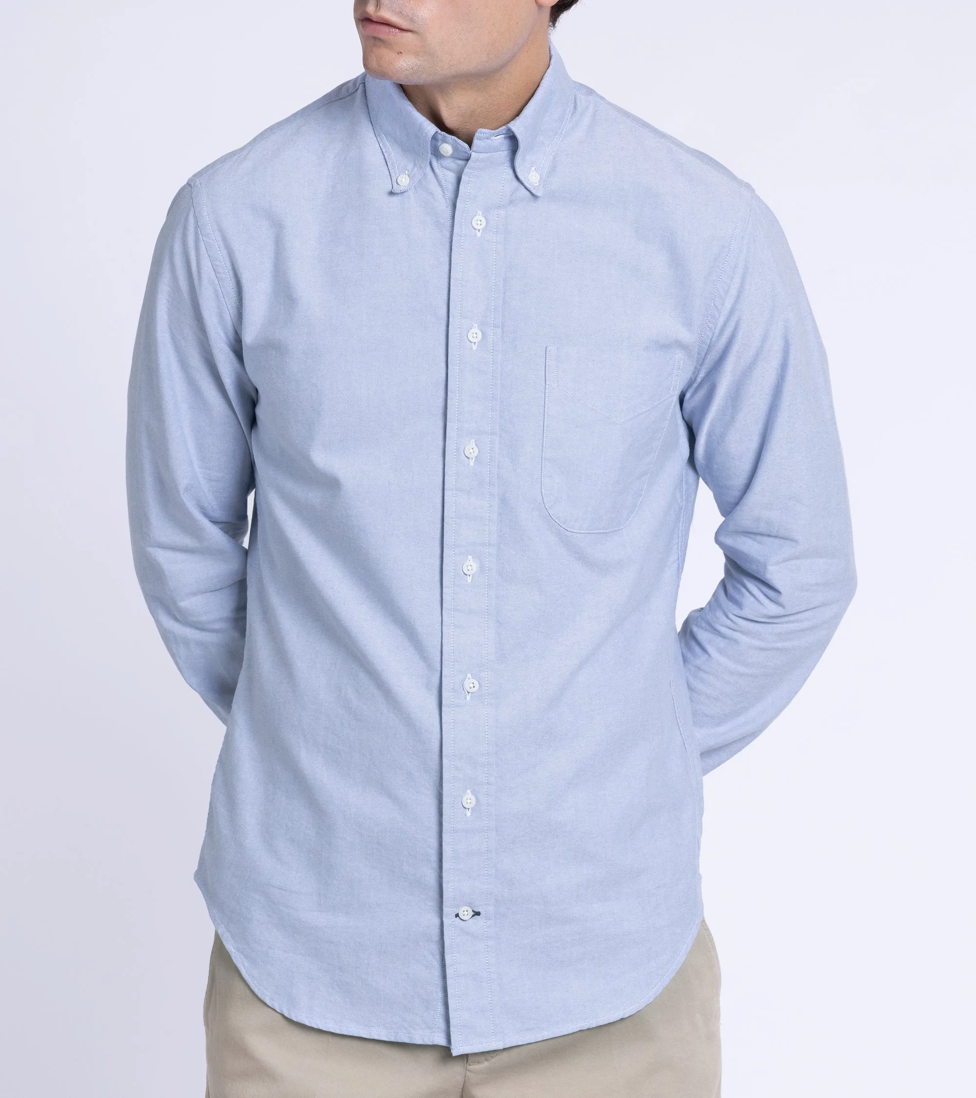 Gitman Vintage Oxford Shirt: Blue Classic Wear