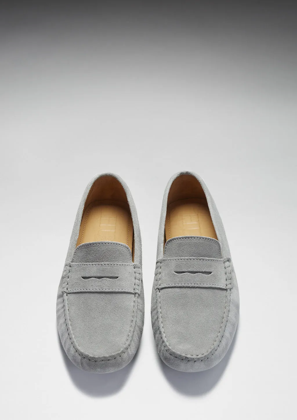 Penny Driving Loafers, dove grey suede Smart Sprint