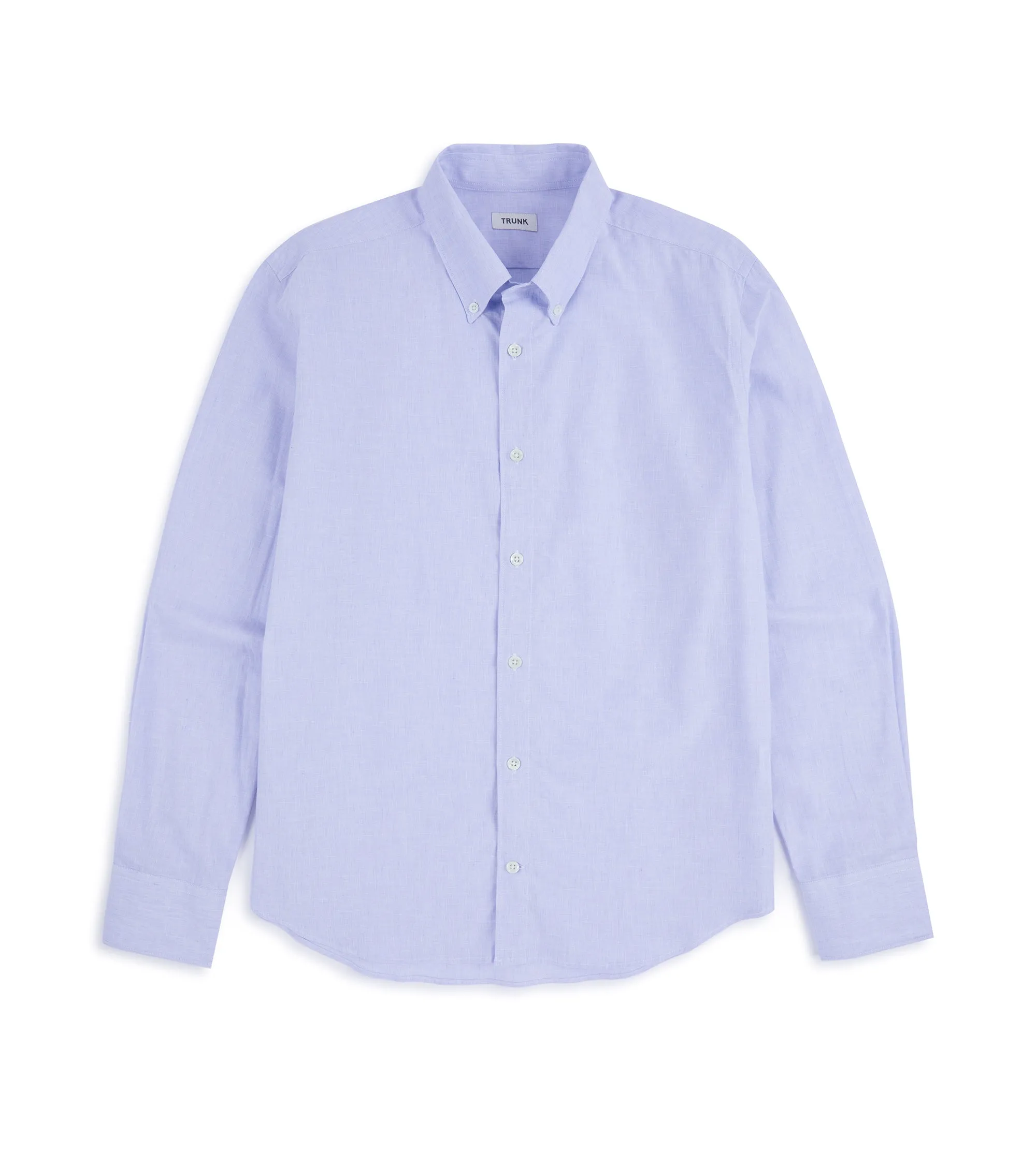 Trunk Eldon Cotton Linen Shirt: Light Blue Layering Essential Date night