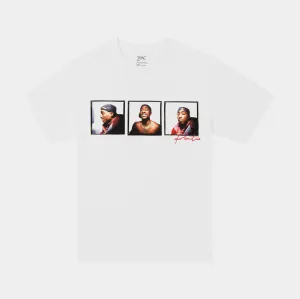 Tupac Truth Mens Short Sleeve Shirt (White/Black) Unisex