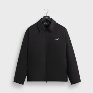 Kith Wrinkle Nylon Jonas Coaches Jacket - Black Water Repellent Finish ReflectiveTrimDetails