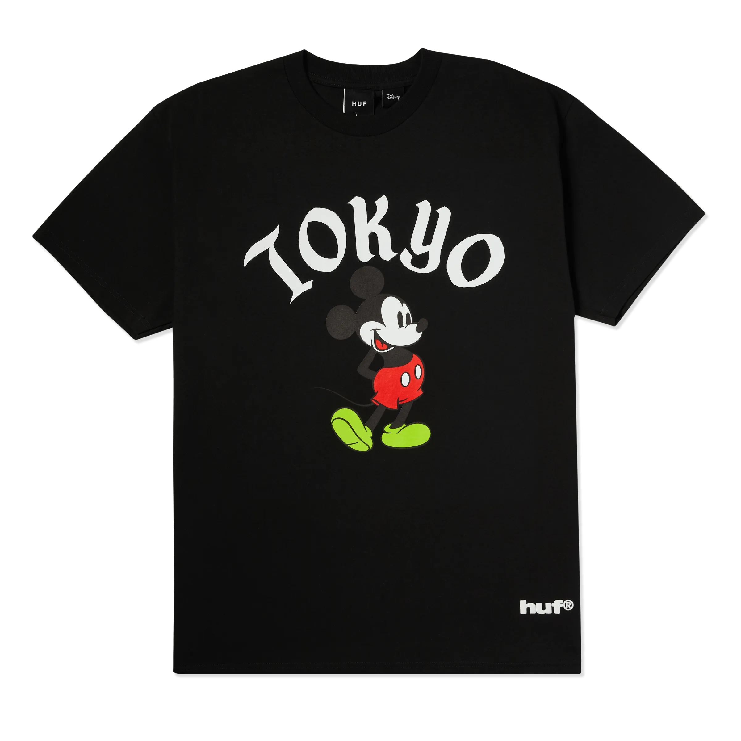 Spring Wear Layered Collar Disney | HUF Tokyo Mickey Worldwide T-Shirt