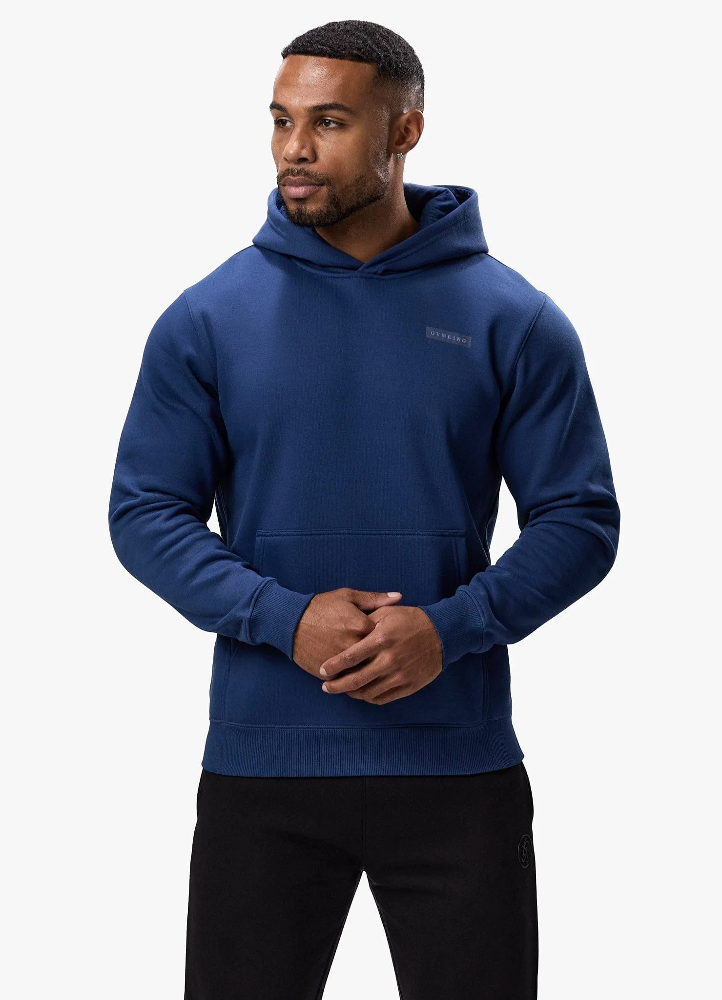 Simple Fashion hook accents Gym King Sacrifice Hood - Deep Cobalt