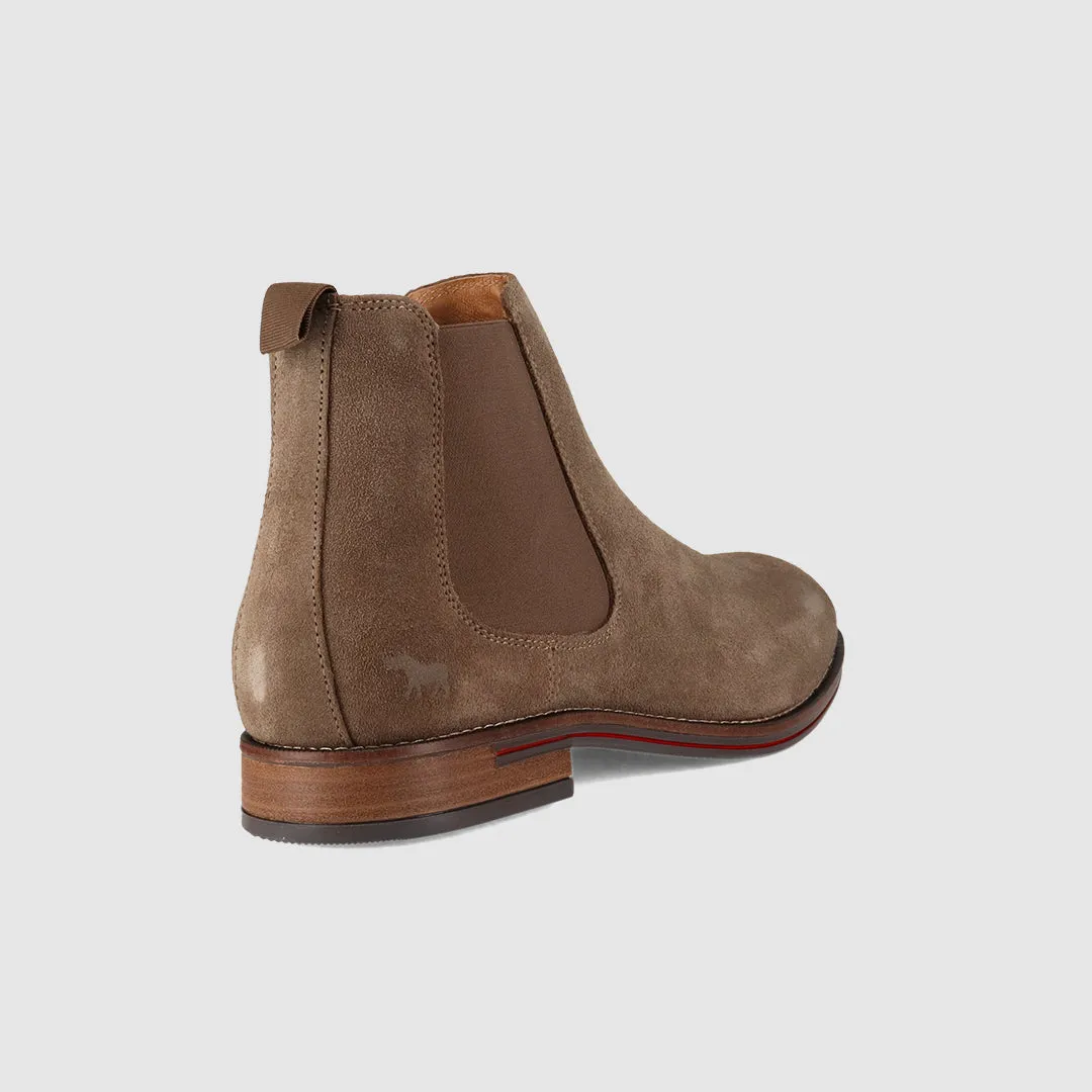 Winter Protection Winner Chelsea Boots Taupe Suede