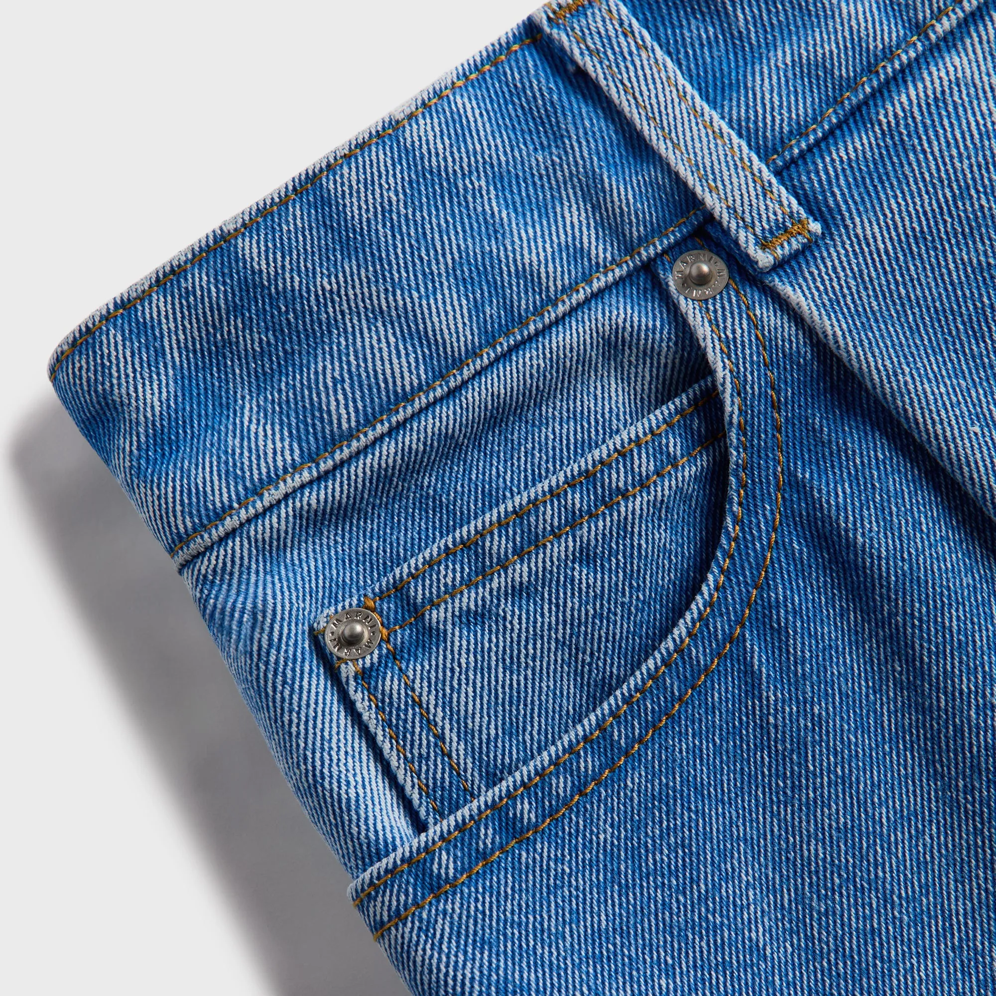 Minimalist Elegant Marni 5-Pockets Trouser - Cobalt