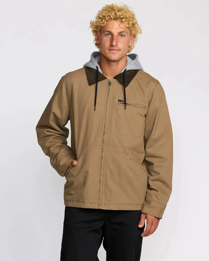 Billabong Mens Jacket Barlow Hooded PocketPlacement