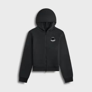Moncler Zip-Up Hooded Jacket - Black Waterproof Coating