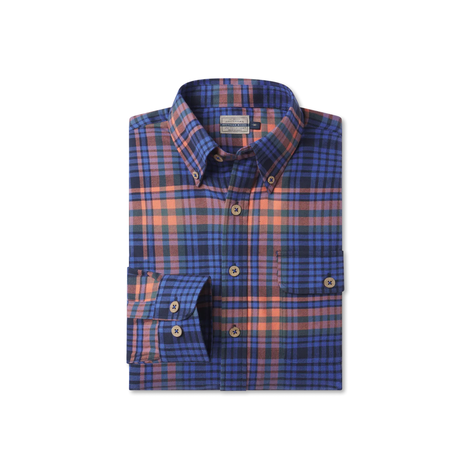 Newhaven Plaid Flannel Double Stitched Hems