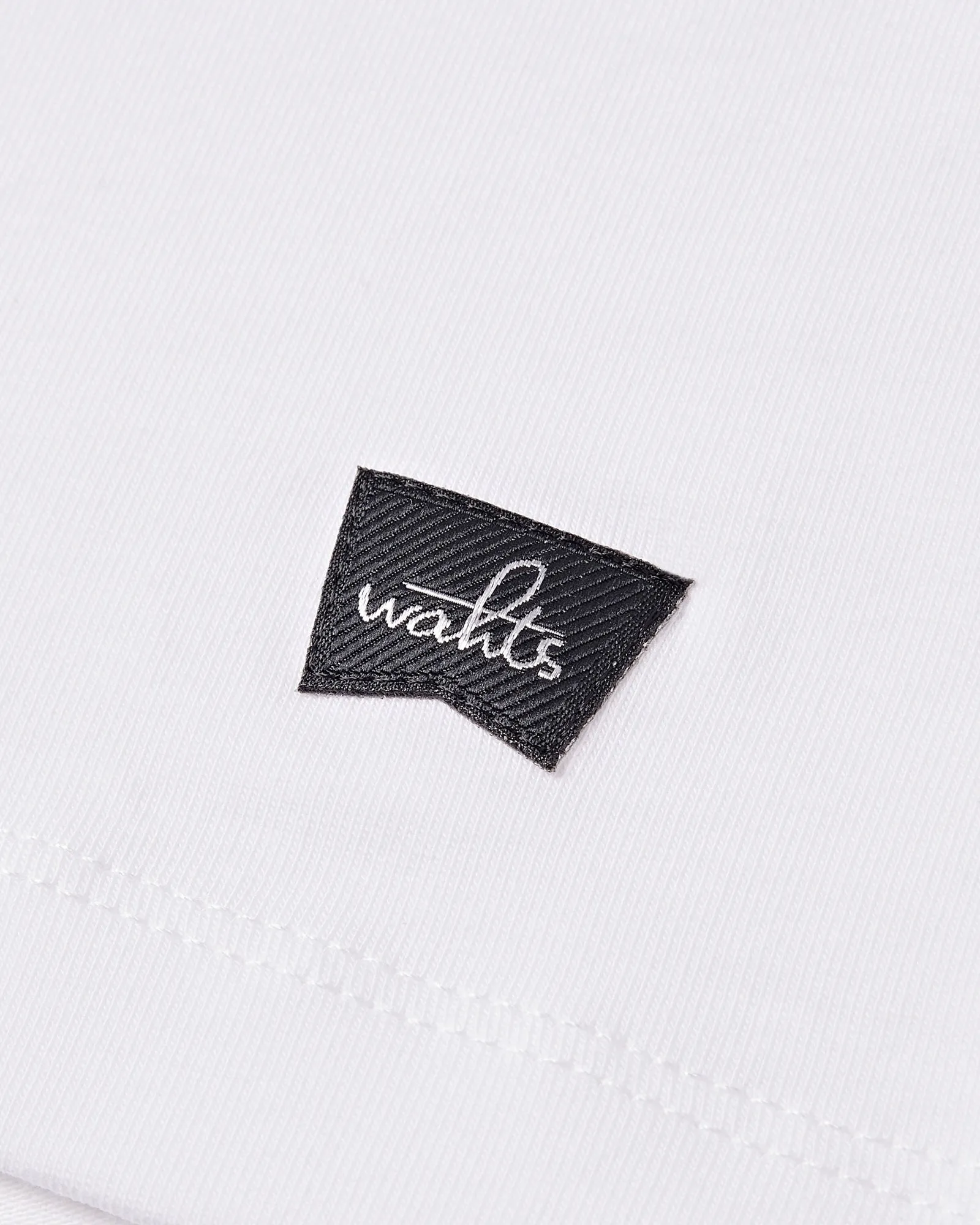 Wahts Jersey Stretch Short Sleeve T-Shirt BERKLEY (Pure White) Breathable Comfort Design
