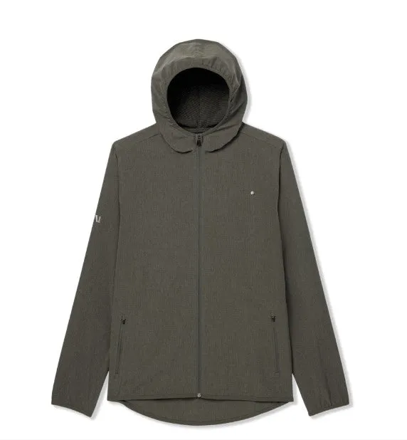 Vuori Mens Jacket Outdoor Trainer Shell Waterproof Coating Sustainable Recycled Material