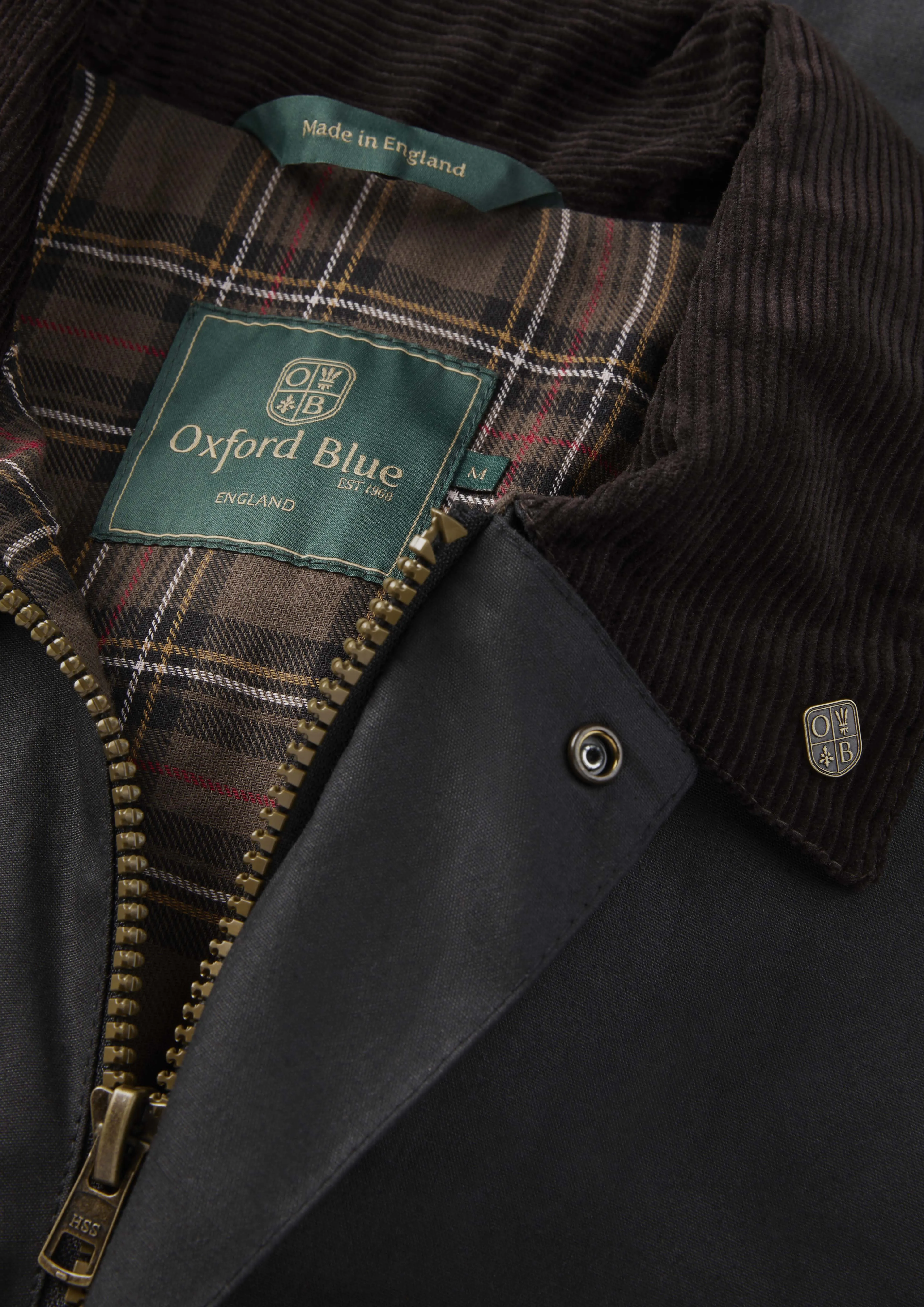 Flexible Hemline AntiStaticMaterial W01 - Men's Countryman Wax Jacket - BROWN