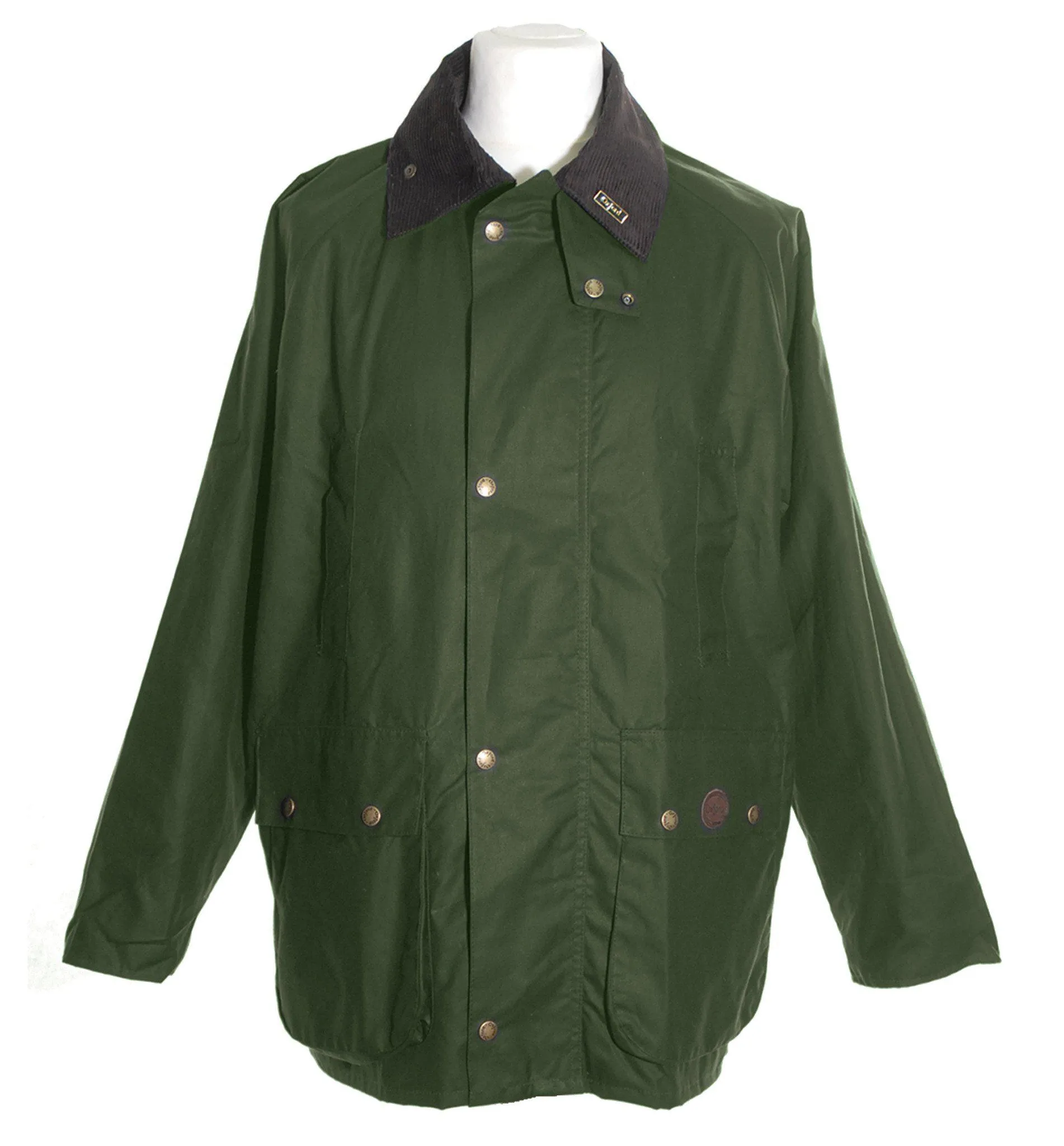 DurableBlend Light Flow W10 - Burley Wax Jacket (Vented) - GREEN
