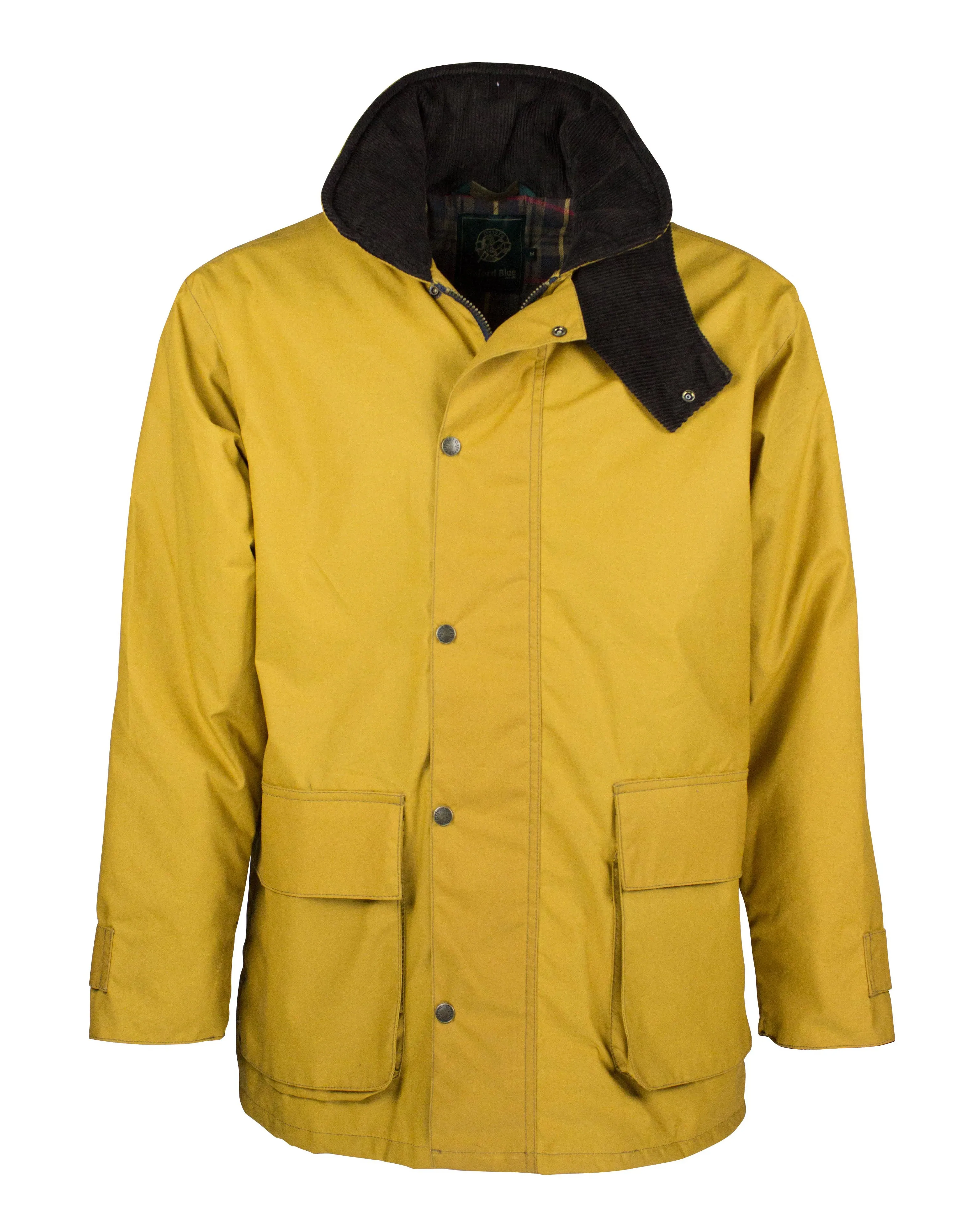 WrinkleResistant Finish W18 - Men's Knightsbridge Staywax Jacket - MUSTARD