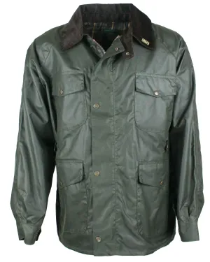 Cozy Pullover W20 - Men's Balmoral Wax Jacket - GREEN