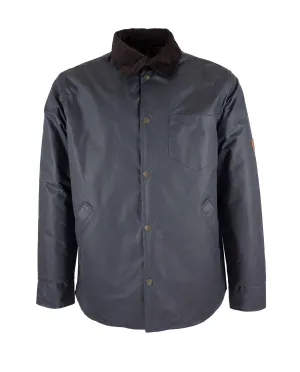 W26 - Men's Alum Antique Wax Overshirt - NAVY AdjustableWaist