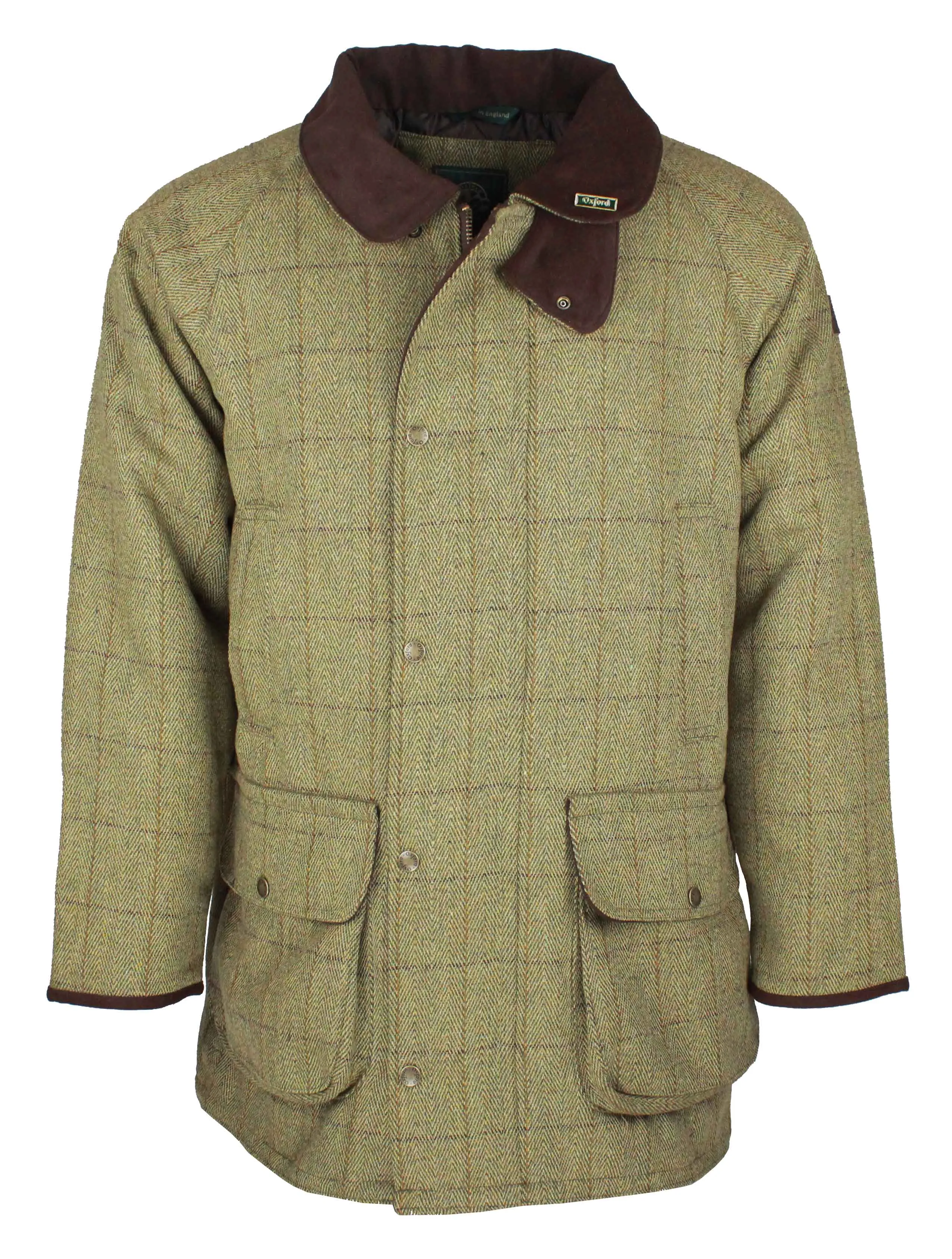 Green Fit Fashionable Skirt W37 - Men's Brampton Raglan Tweed Coat - SAGE (5433/21)