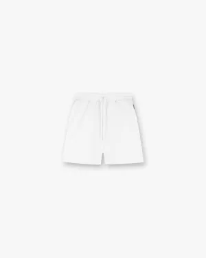 Waffle Shorts - White Street Style