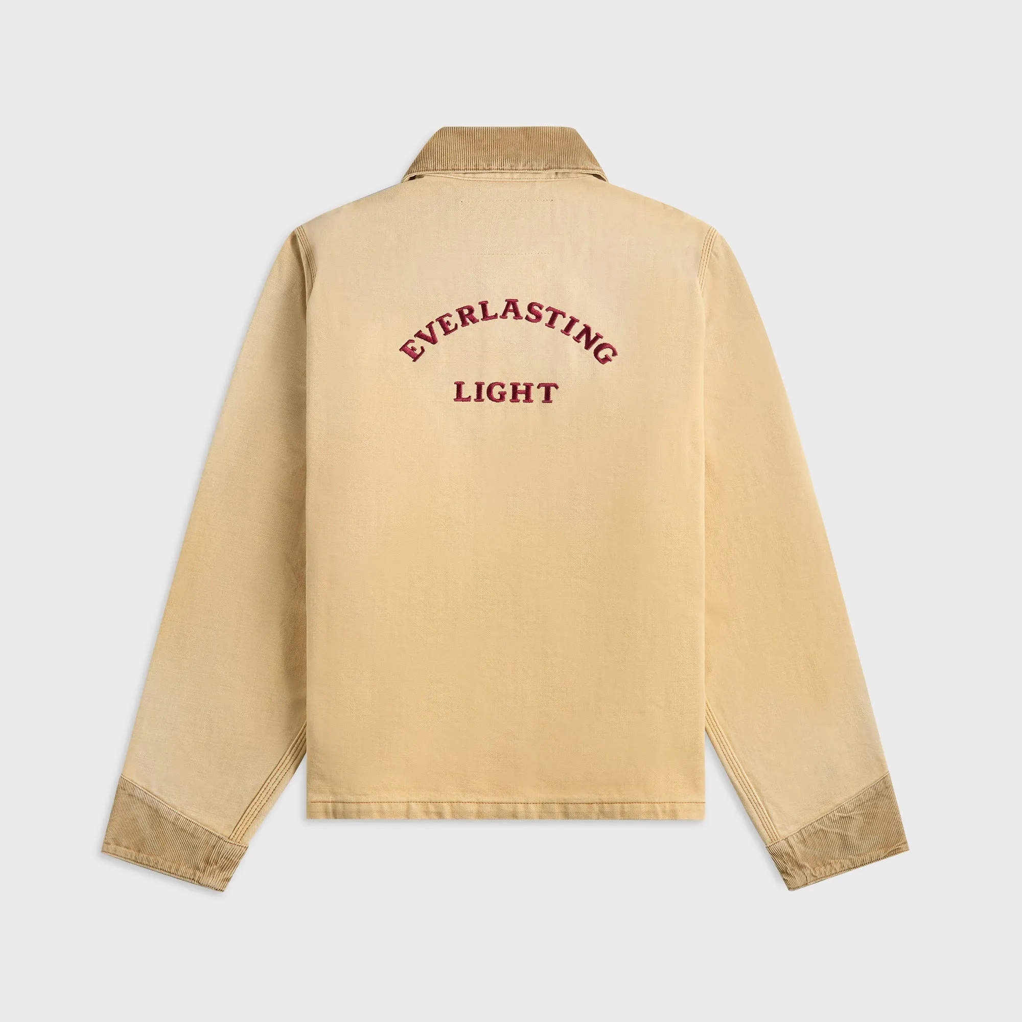 Flexible Cuffs Two Way Zipper Wales Bonner Sierra Canvas Jacket - Sand / Brown