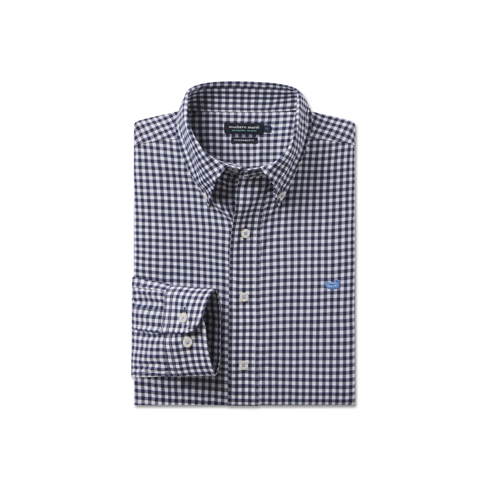 Brentwood Gingham Performance Dress Shirt Corporate Retreat Urban Trend