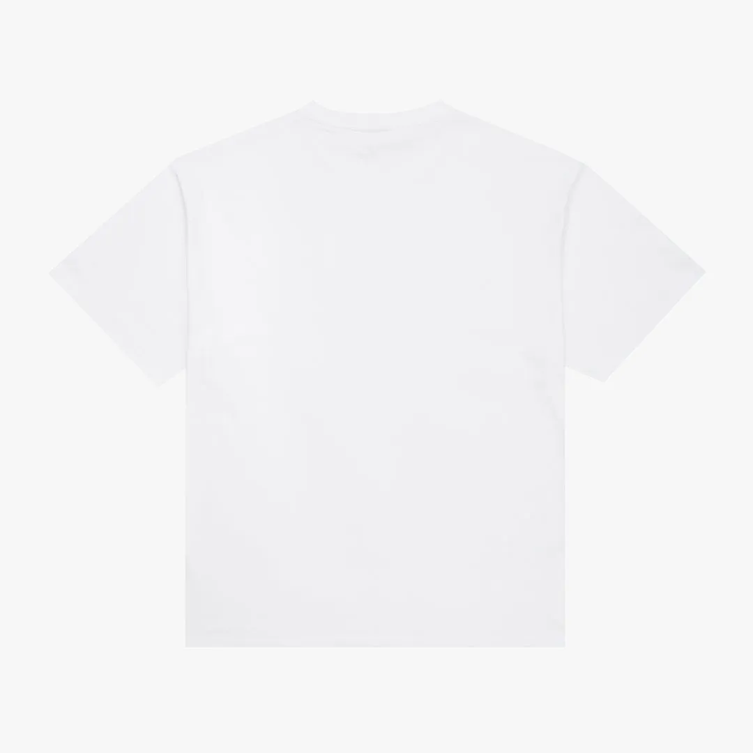 Exemplar Oversized T-Shirt White Functional Side Gussets