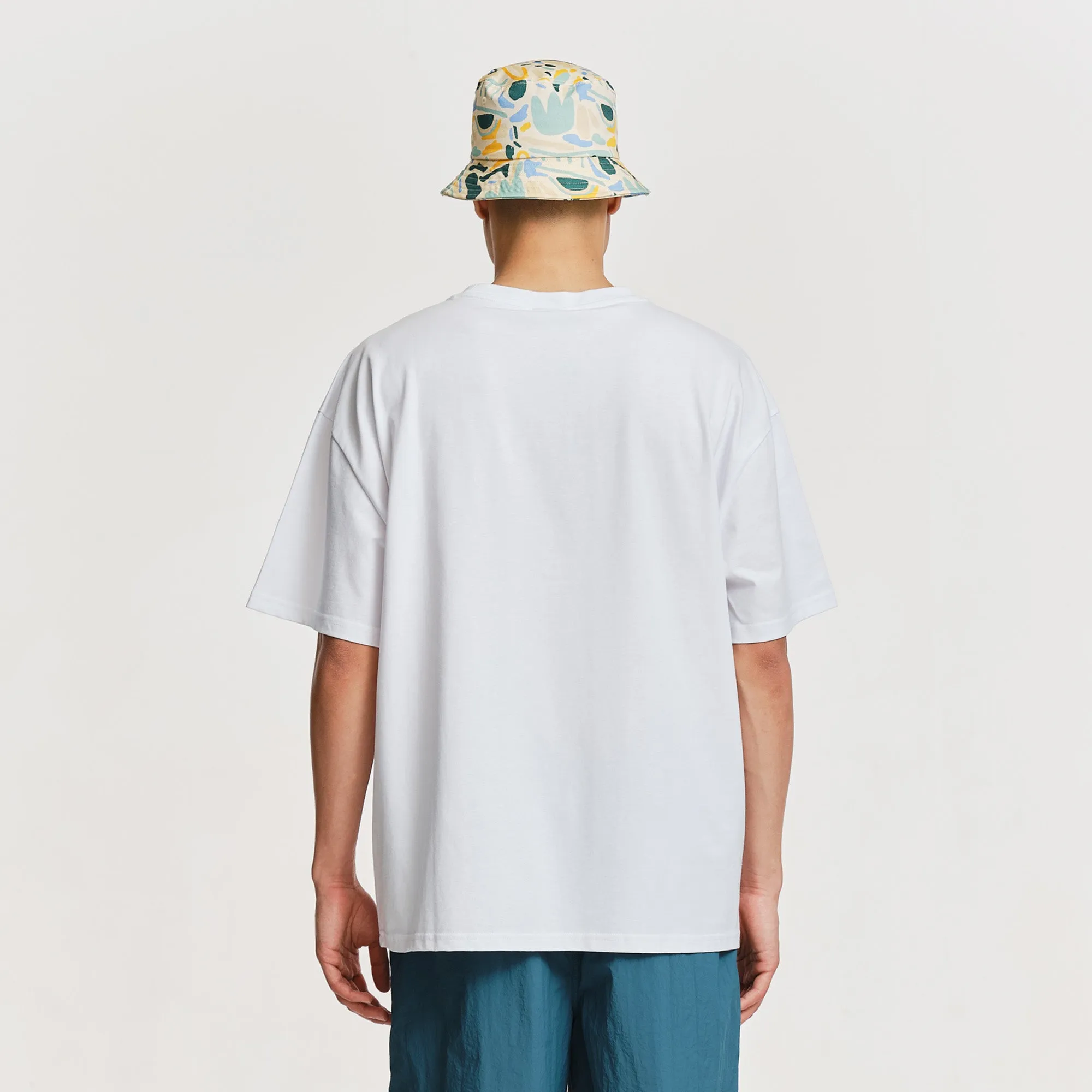 Exemplar Oversized T-Shirt White Casual Fashion