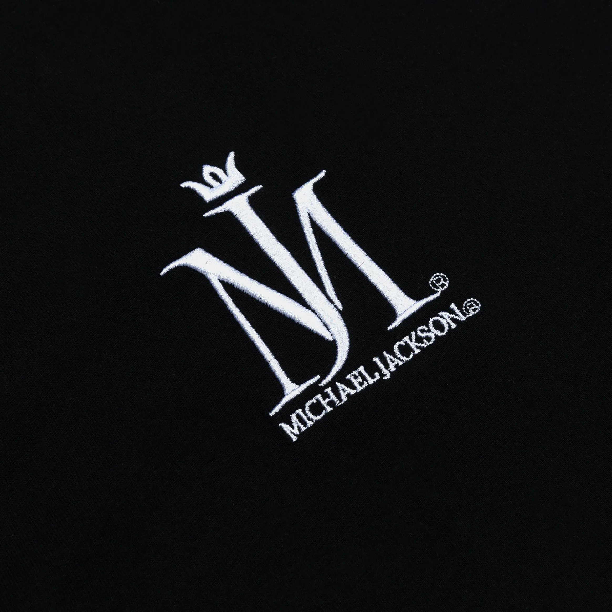 SP x Michael Jackson Brick Mens Short Sleeve Shirt (Black/White) Ergonomic Cut