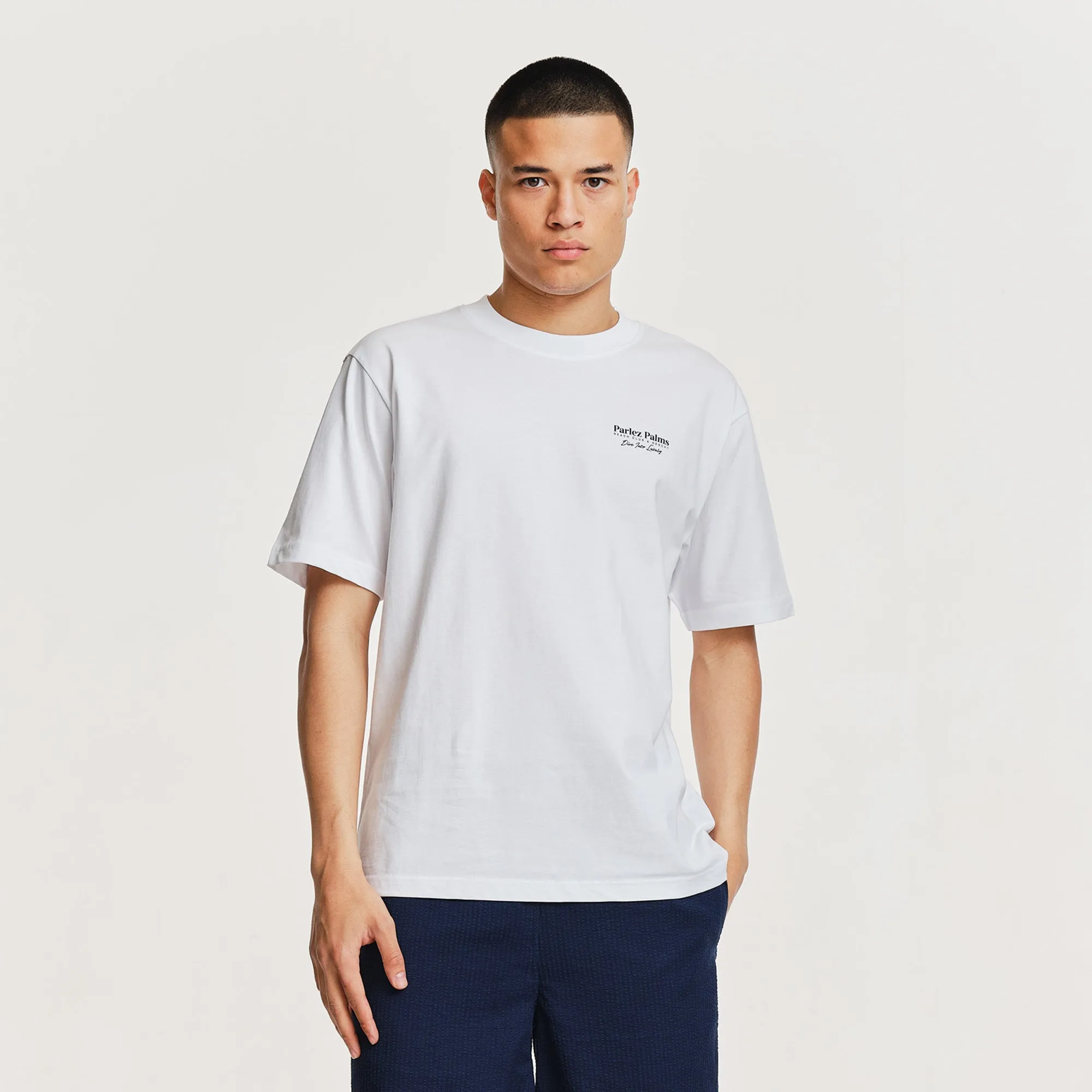 Layering Wear Retreat T-Shirt White