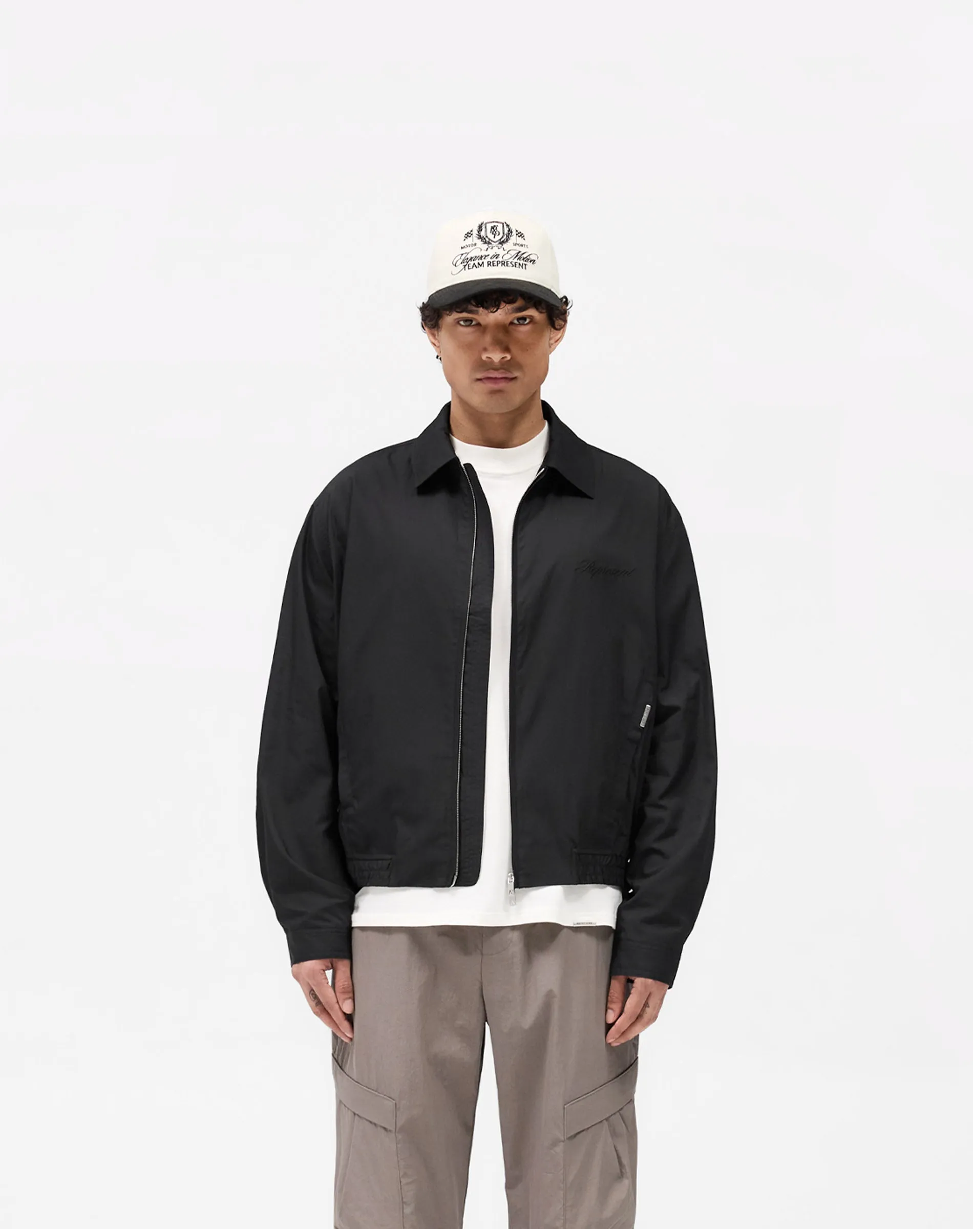 Shirt Bomber - Black Military Inspired