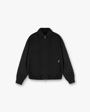 Shirt Bomber - Black Sustainable Manufacturing Process