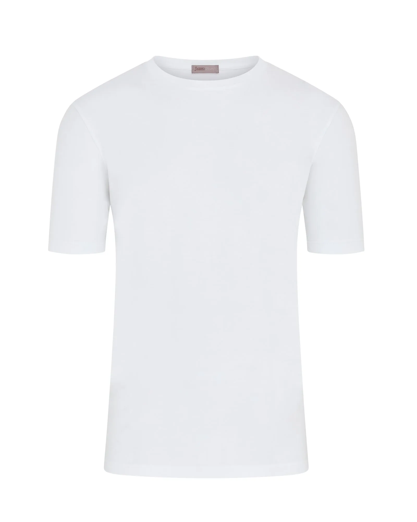 Herno Double Sleeve Arm Detail Short Sleeve T-shirt (White) Cozy Hug Printed design