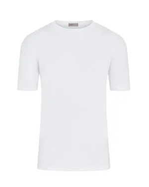 Herno Double Sleeve Arm Detail Short Sleeve T-shirt (White) Cozy Hug Printed design