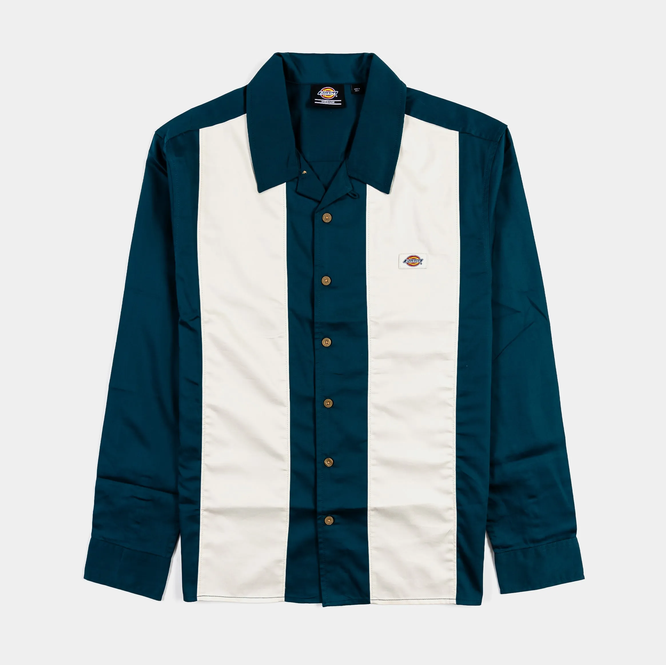 Westover Mens Long Sleeve Shirt (Blue/White) Perfect Layer