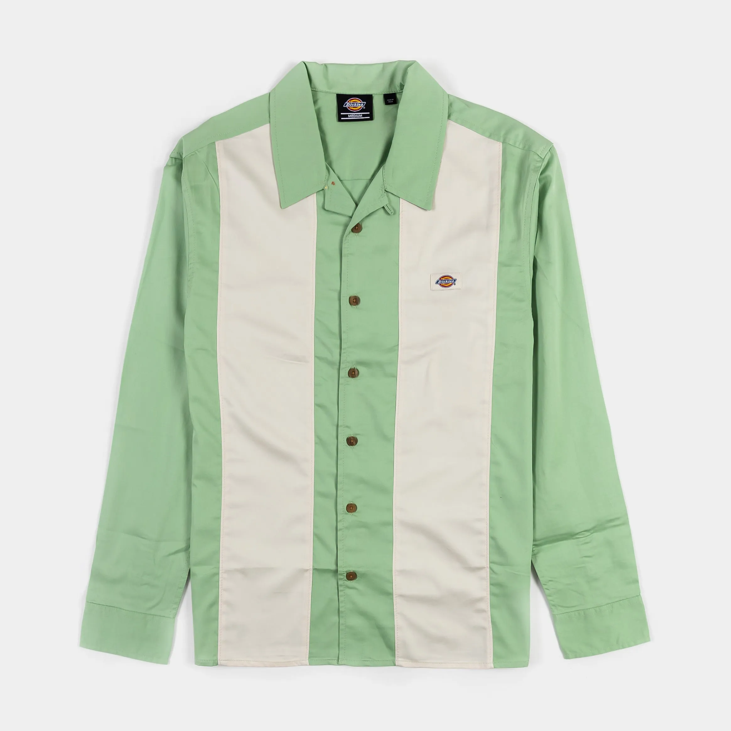 Westover Mens Long Sleeve Shirt (Green/White) cycling outfit