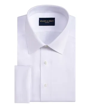 White French Cuff Non-Iron Queens Oxford Dress Shirt - Spread Collar Quick-Dry