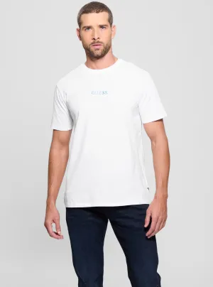 Comfortable All Day Wear White Painted Logo T-Shirt