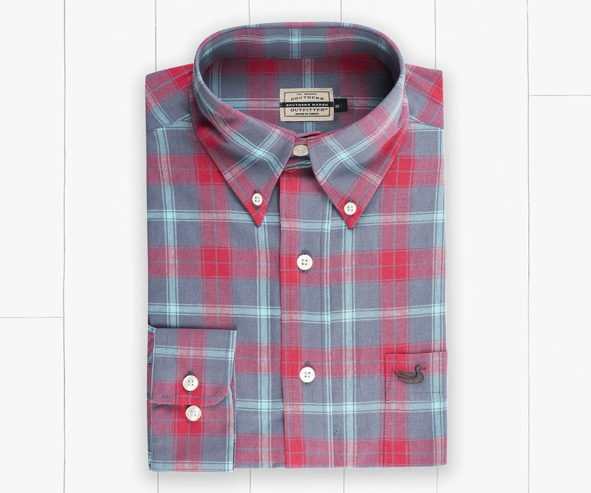 Williamson Relaxed Washed Plaid Dress Shirt Timeless Style Stylish Comfort