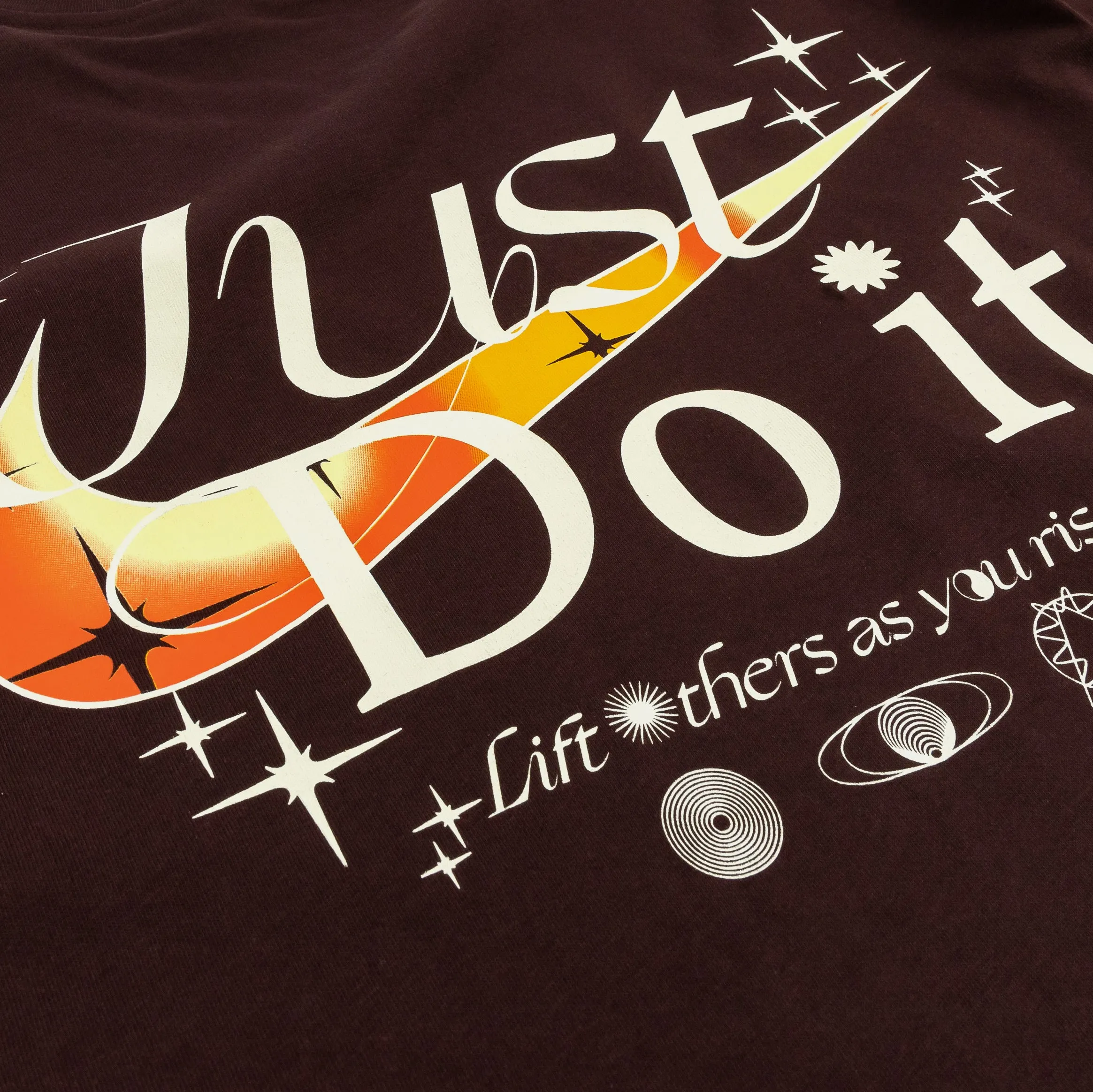 NSW Just Do it Mens Long Sleeve Shirt (Brown) Cozy Fit Design