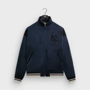 Thermal Regulating Hoodie Non Chafing Neckline Kith for the New York Yankees Luxe Velour Track Jacket - Nocturnal