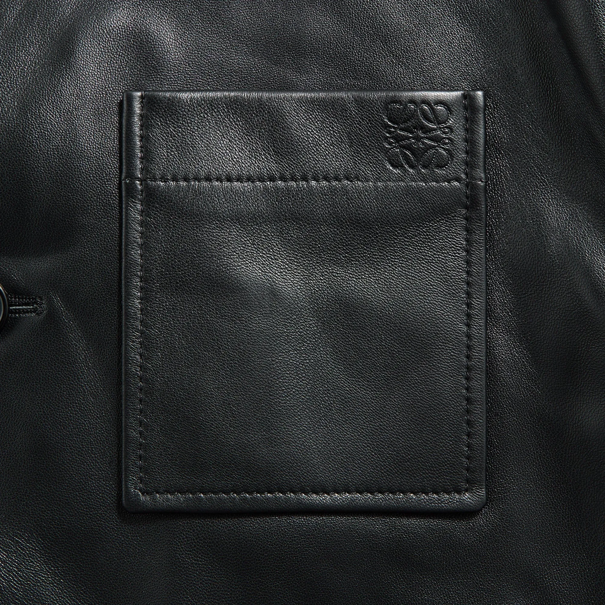 Loewe Workwear Jacket - Black Hypoallergenic Fiber Filling Transitional Wear