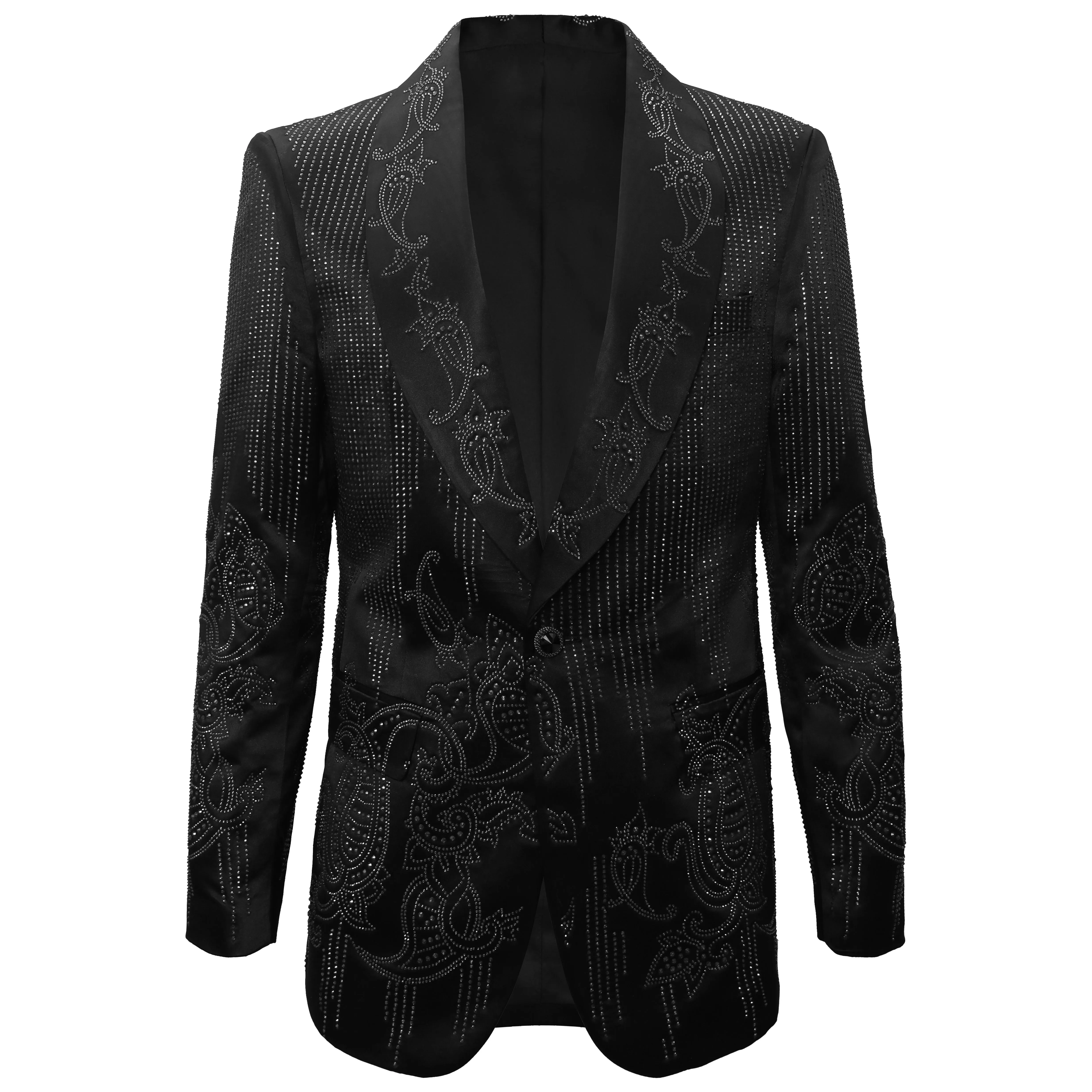 Reflective Safety Trim Elite Showcase Blazer BLACK/BLACK