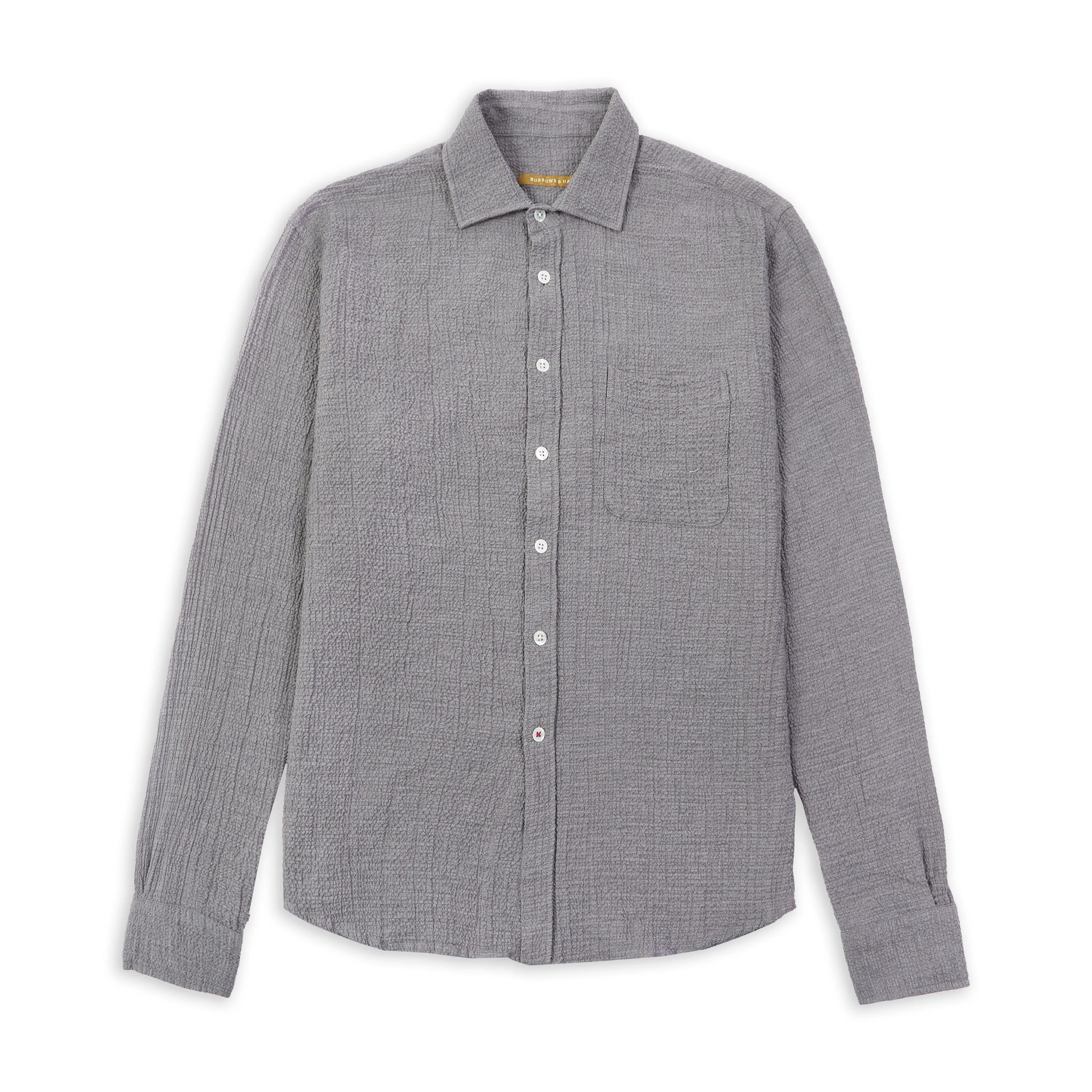 V-Neck Woolbylic Shirt -  Grey