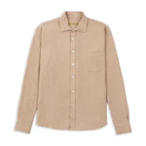 Woolbylic Shirt - Taupe Hooded Option