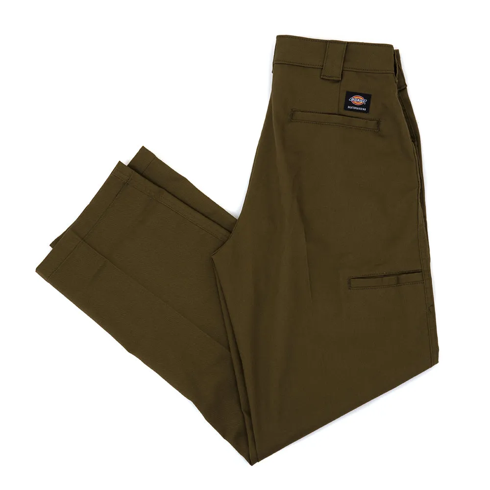 Laser Cut Edges breathable panels Mike Anderson Loose Fit Work Pants (Dark Olive)