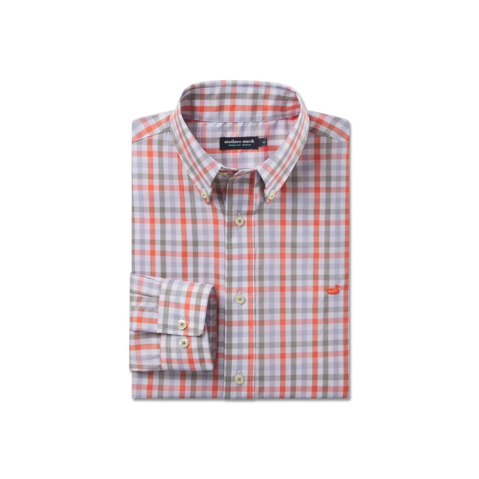 Reynolds Gingham Dress Shirt Multipocket Style