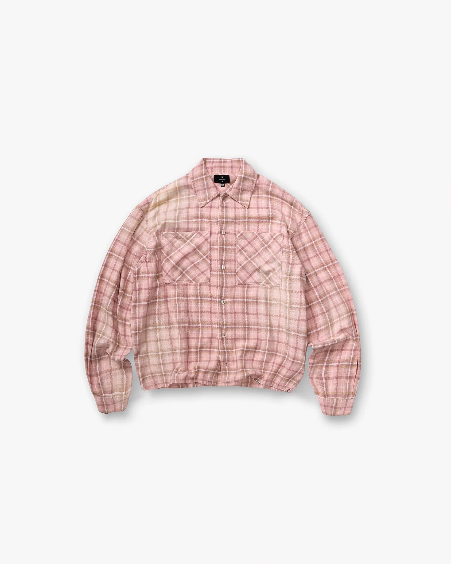 Stretchable Cloth Check Shirt - Quartz