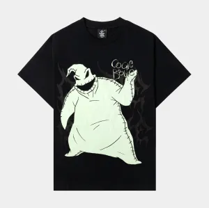 The Nightmare Before Christmas By Shoe Palace Oogie Boogie Mens Short Sleeve Shirt (Black/Green) Quick Change