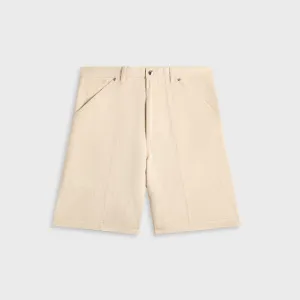 Laser Cut Perforations Moncler Shorts - White
