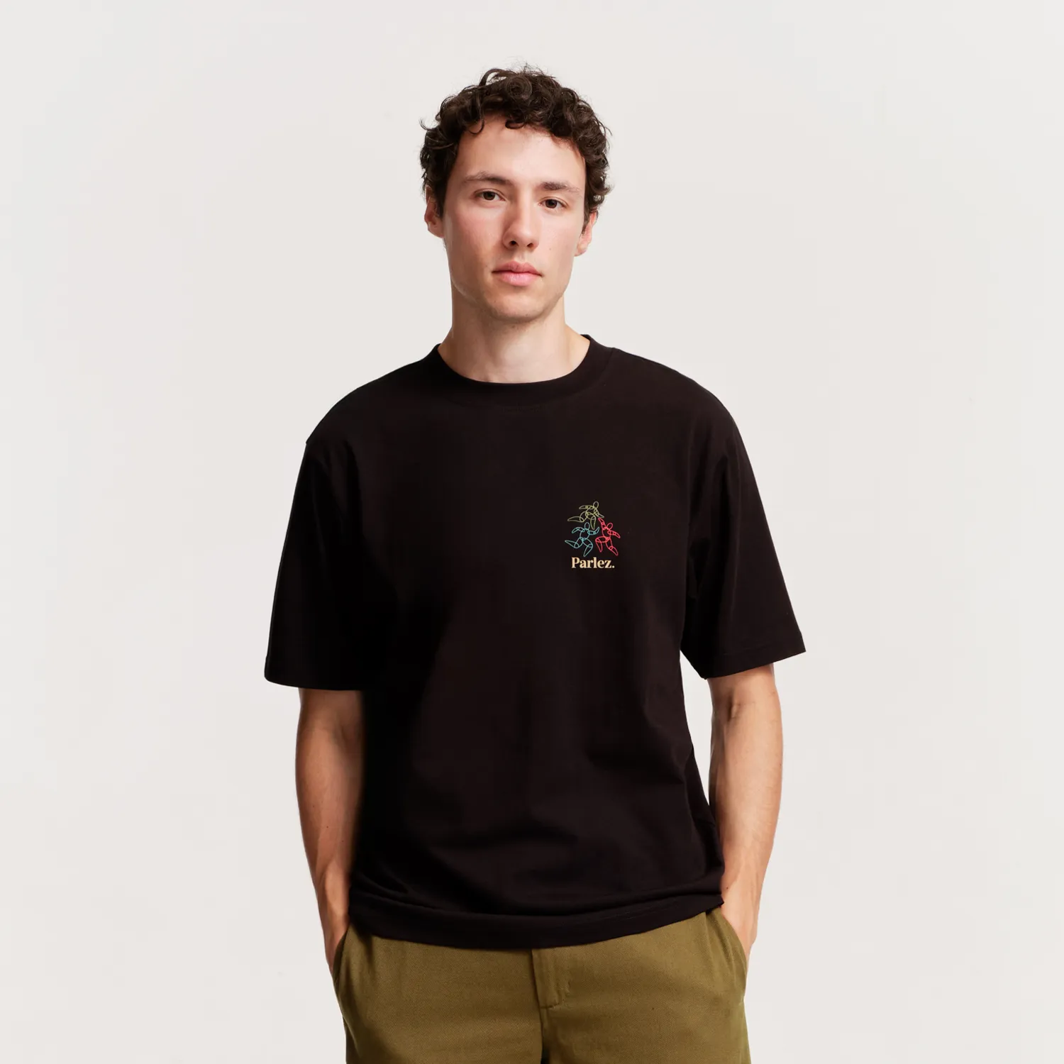 Corpora T-Shirt Black Durable Stitching